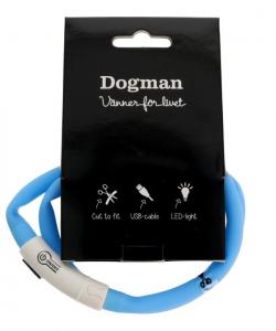 Dogman LED-ring Silicon Blå