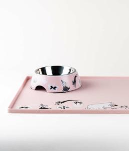 Mumin Silikon Underlägg till Matskål Rosa 48-30cm