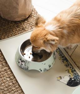 Mumin Silikon Underlägg till Matskål (Grå 60-40cm)