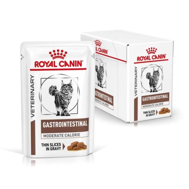 RCV Cat Wet Gastro Intestinal Moderate Calorie 12x85g