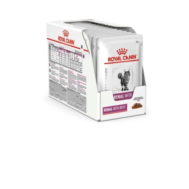 RCV Cat Renal Beef wet 12x85g