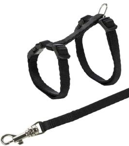 Junior kattsele+koppel 19-31 cm/8 mm 120 cm. Bl. frg