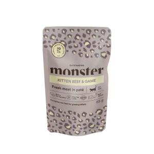 Monster Pouches Kitten Beef/ Game 85 g