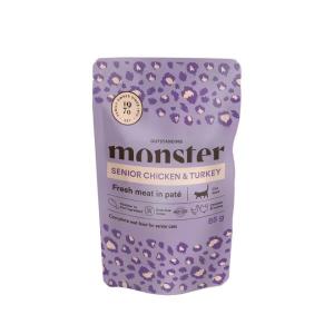 Monster Pouches Senior Chicken Turkey 85g