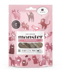 Monster Cat Strips Beef 50 g