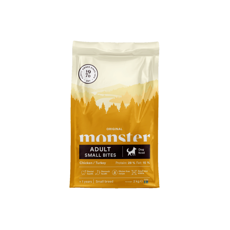 Monster Dog Original Adult Small Bites Chicken/Turkey