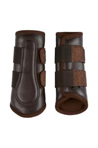 HG Lux Dressyrskydd Brun/brun glitter