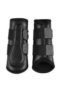 HG Lux Dressyrskydd Svart/grå glitter