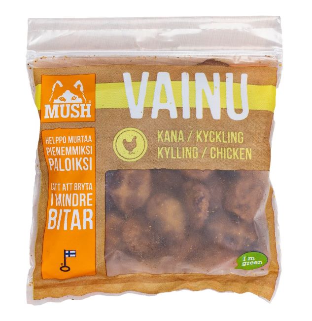 Mush Vainu SNACKS Träningsgodis Kyckling 150g