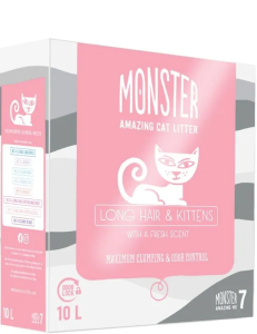 Monster Kattsand LH/ Kitten Scented 10L 3-Pack