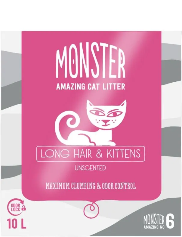 Monster Kattsand LH/ Kitten Unscented 10L