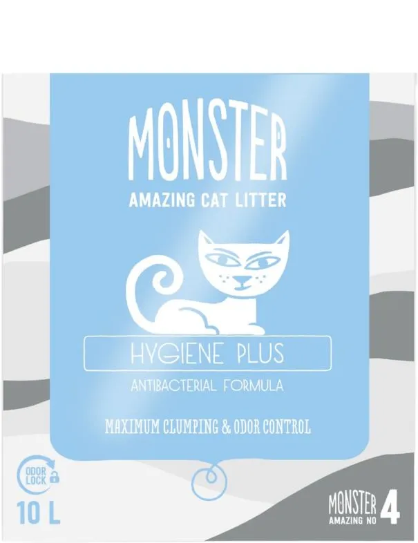 Monster Kattsand Hygiene Plus 10L (3-pack)