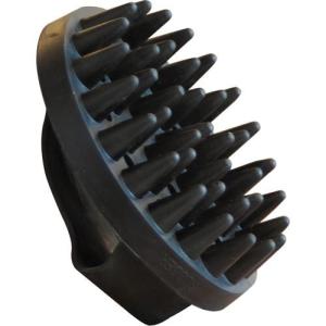 HG Massageborste i gummi Svart