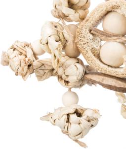 Naturleksak med bananblad trä luffa 42 cm