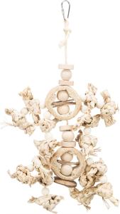 Naturleksak med bananblad trä luffa 42 cm