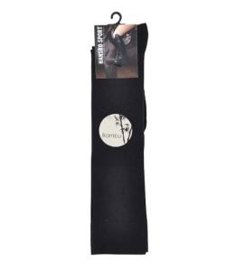 HS Ridstrumpa i bambu Svart/grå