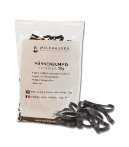 Gummisnoddar extra breda  30gr Transparenta