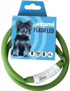 Halsband Flash LED Grön (70cm)