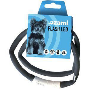 Halsband Flash LED Svart (70cm)