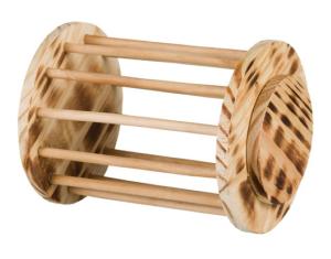 Höhäck hörulle med lock i trä ø15x19cm