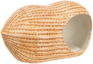 Keramikhus Jordnöt till hamster & möss 17x8x8 cm