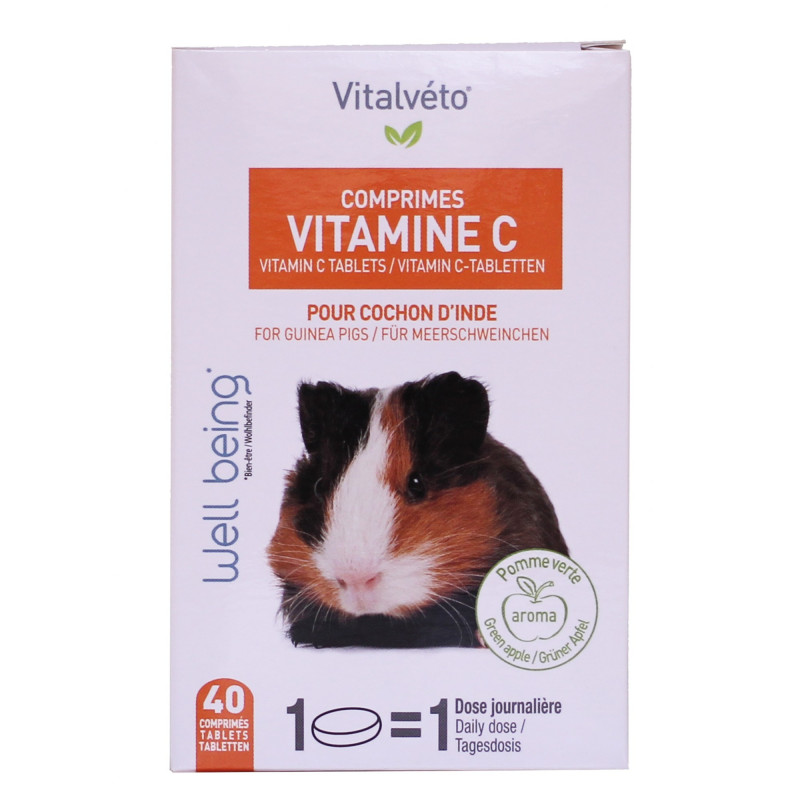 Vitalvéto Vitamin C Tabletter Marsvin 40 tabletter