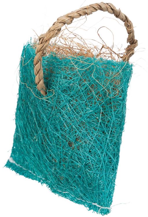 Snackspåse med kokosfibrer 10x13 cm Blå