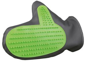 Pälsvårdshandske smådjur 11x21 cm, grön