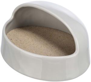 Sandbad för hamster i keramik 20x10x6 cm