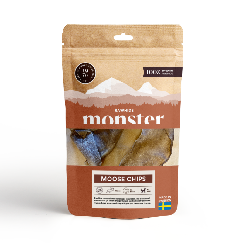 Monster Raw Moose Chips 10st /påse