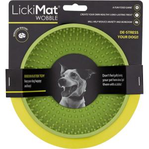 Hundskål Lickimat Wobble Grön 17X17X8 cm