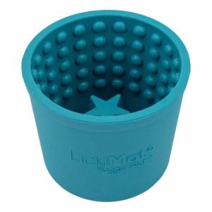 Hundskål Lickimat Yoggie Pot Ljusblå