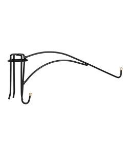 Hållare Fågelbord Krok 1x40cm mässingsknoppar till stolpe ø5cm