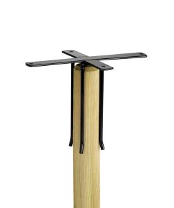 Fäste till Fågelbord Stuga Stor 24x15cm till stolpe ø5cm