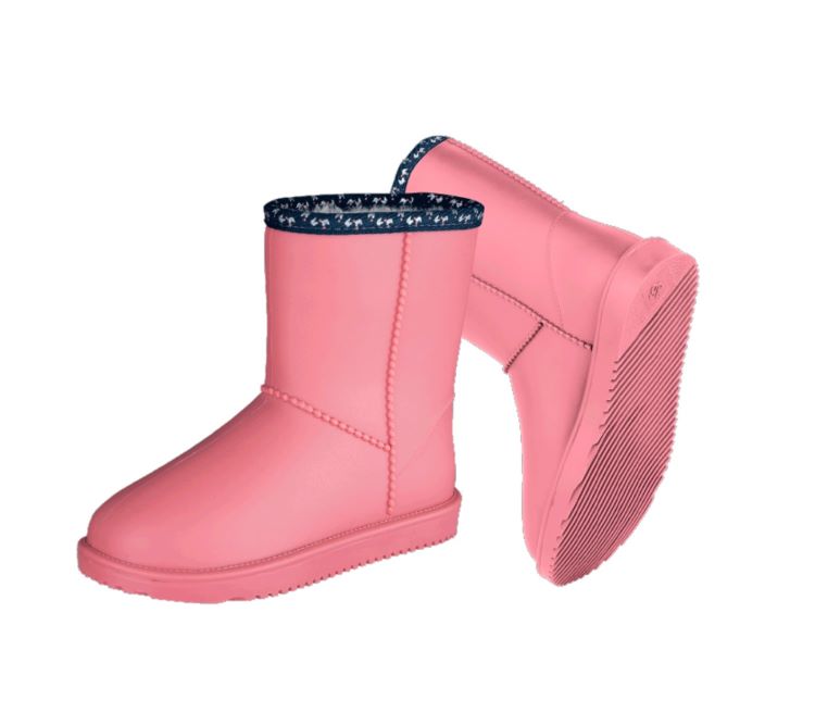 Waldhausen Bootie Vattentät Stövel Rödrosa