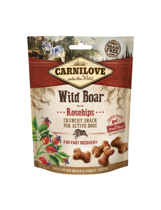 CarniLove Dog Crunchy Snack Wild Boar with Rosehip 200g