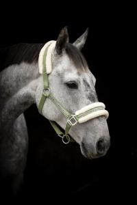 Grimma Med Päls Olive/Creme