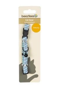 Katthalsband med elastisk reflex