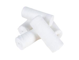 Gasbinda oelastisk med vävd kant 5-pack 10cm x 10m