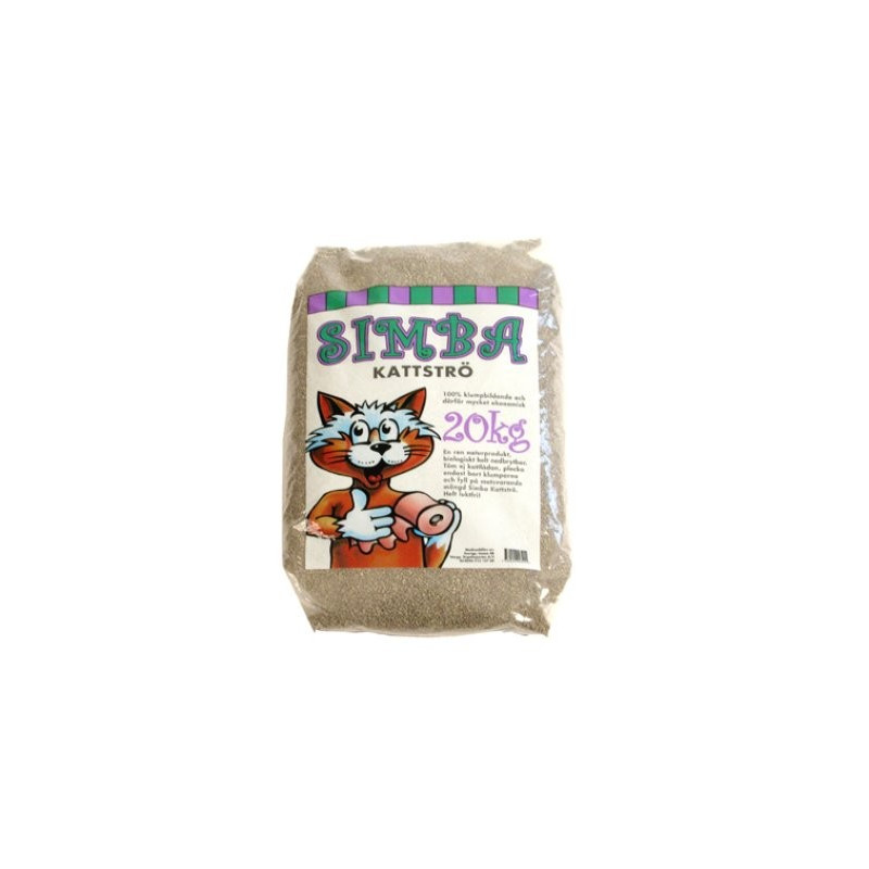 Kattsand Simba Grov 20kg
