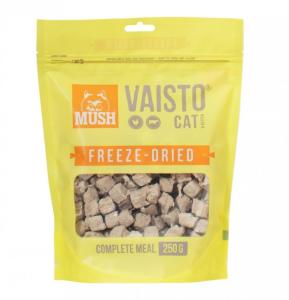 Mush Vaisto CAT Freeze-dried Gul (Kyckling-Nöt 250g)