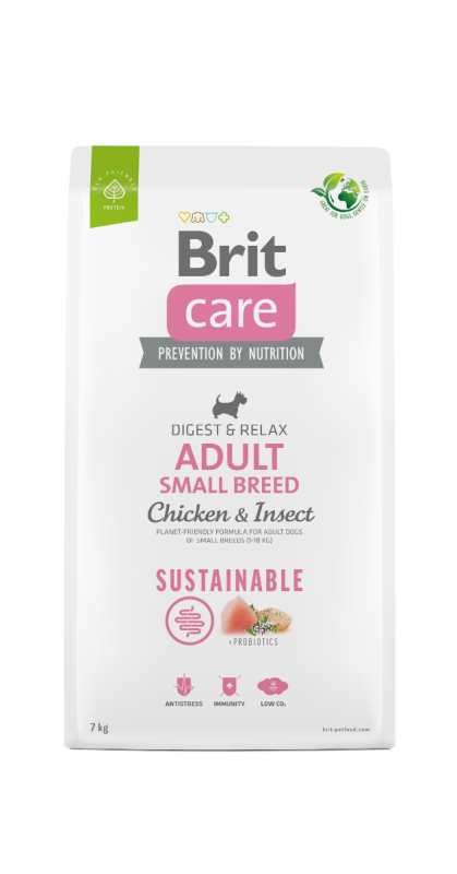 Brit Care Dog Sustainable Adult Small Breed 7kg 2-pack