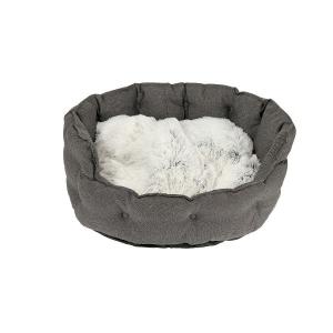 Dogman Bädd Classy Memory foam oval Grå