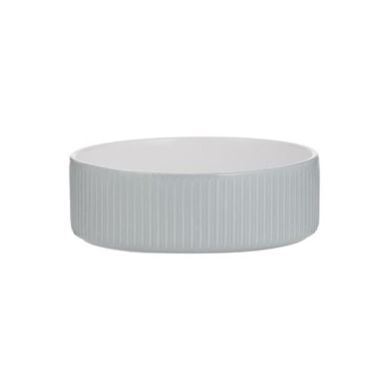 Keramikskål Linear Grey