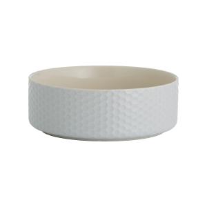 Keramikskål Honeycomb Grå Hund