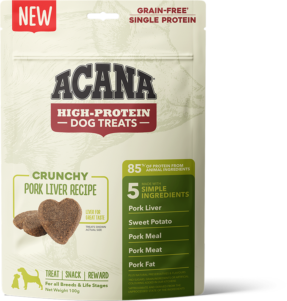 Acana Dog Treats Crunchy Pork 100g