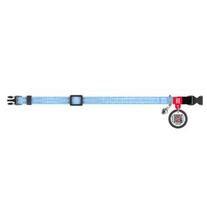 WAUDOG Re-Cotton Katthalsband med Smart ID-bricka Reflex