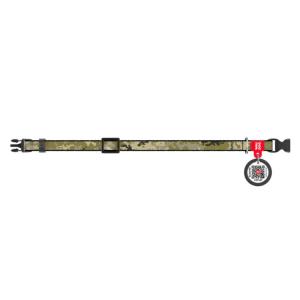 WAUDOG Hund och katthalsband med Smart-ID bricka Kamouflage 10mm x 20-30cm