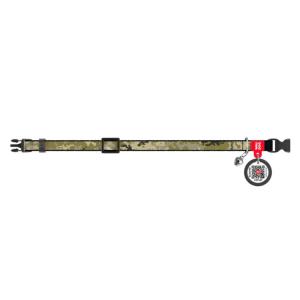 WAUDOG Katthalsband Nylon med Smart ID bricka (Kamoflage 10mm 20-30cm)