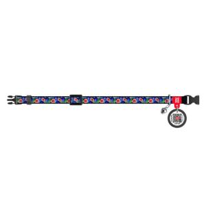 WAUDOG Katthalsband Nylon med Smart ID bricka Fig (10mm 20-30cm)